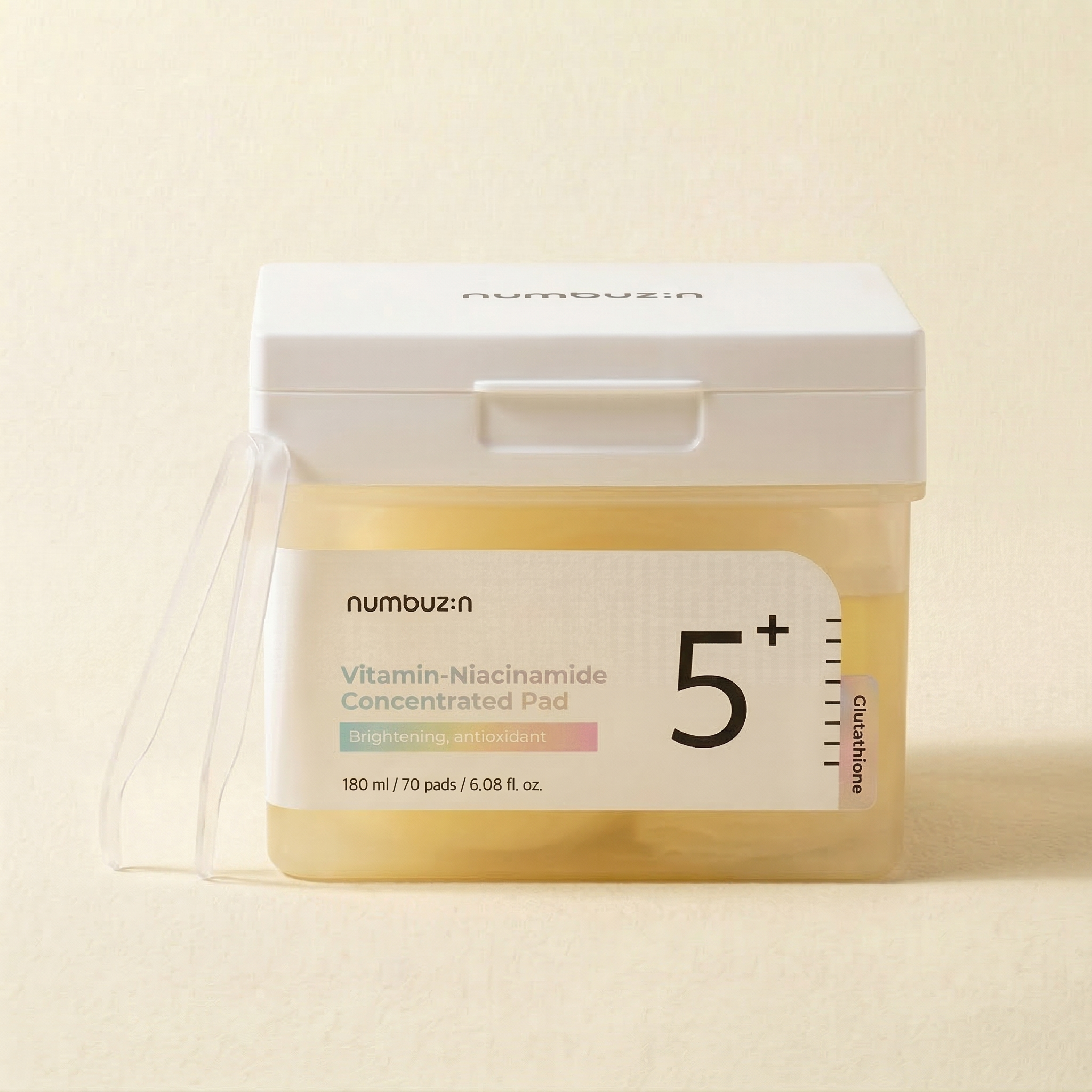 Numbuzin No.5 Vitamin-Niacinamide Concentrated Pads - 70 Pads