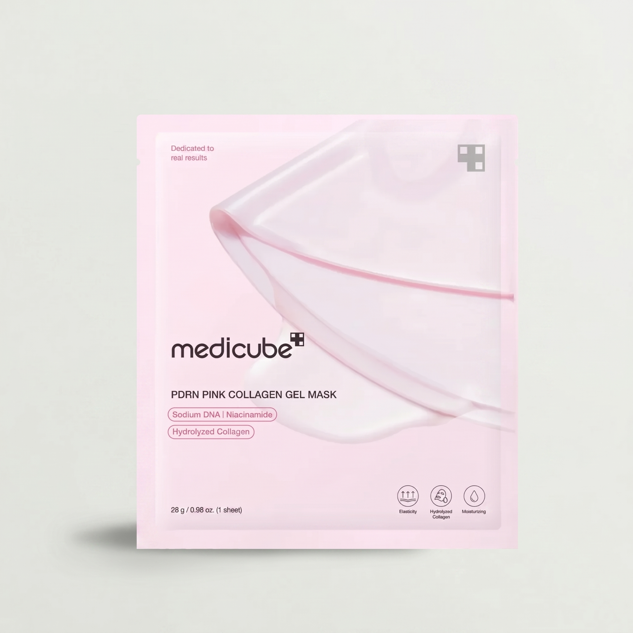 Medicube PDRN Pink Collagen Gel Mask Pack 4 x 28ml