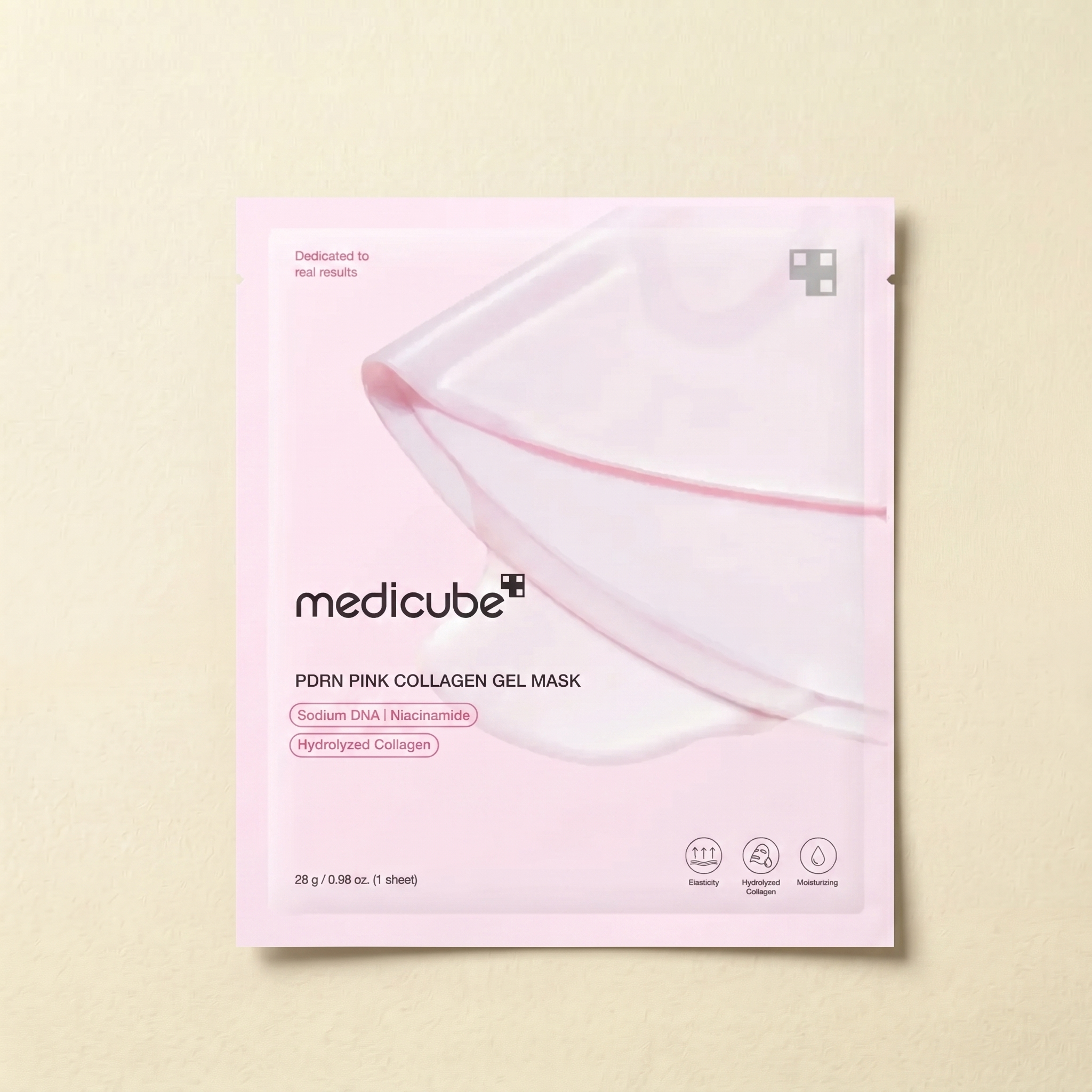 Medicube PDRN Pink Collagen Gel Mask Pack 4 x 28ml