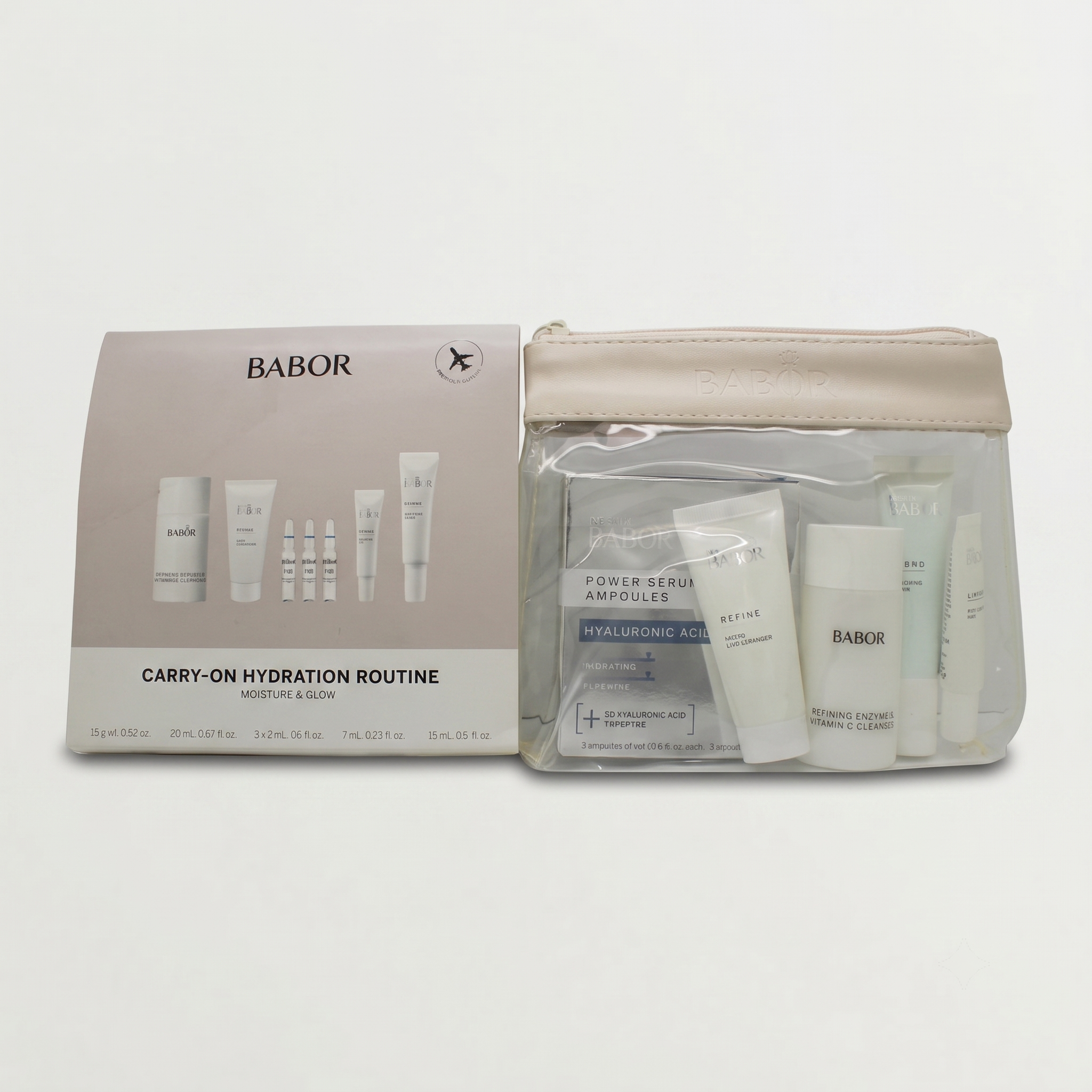 Babor Carry-On Hydration Routine Moisture & Glow Skincare Set