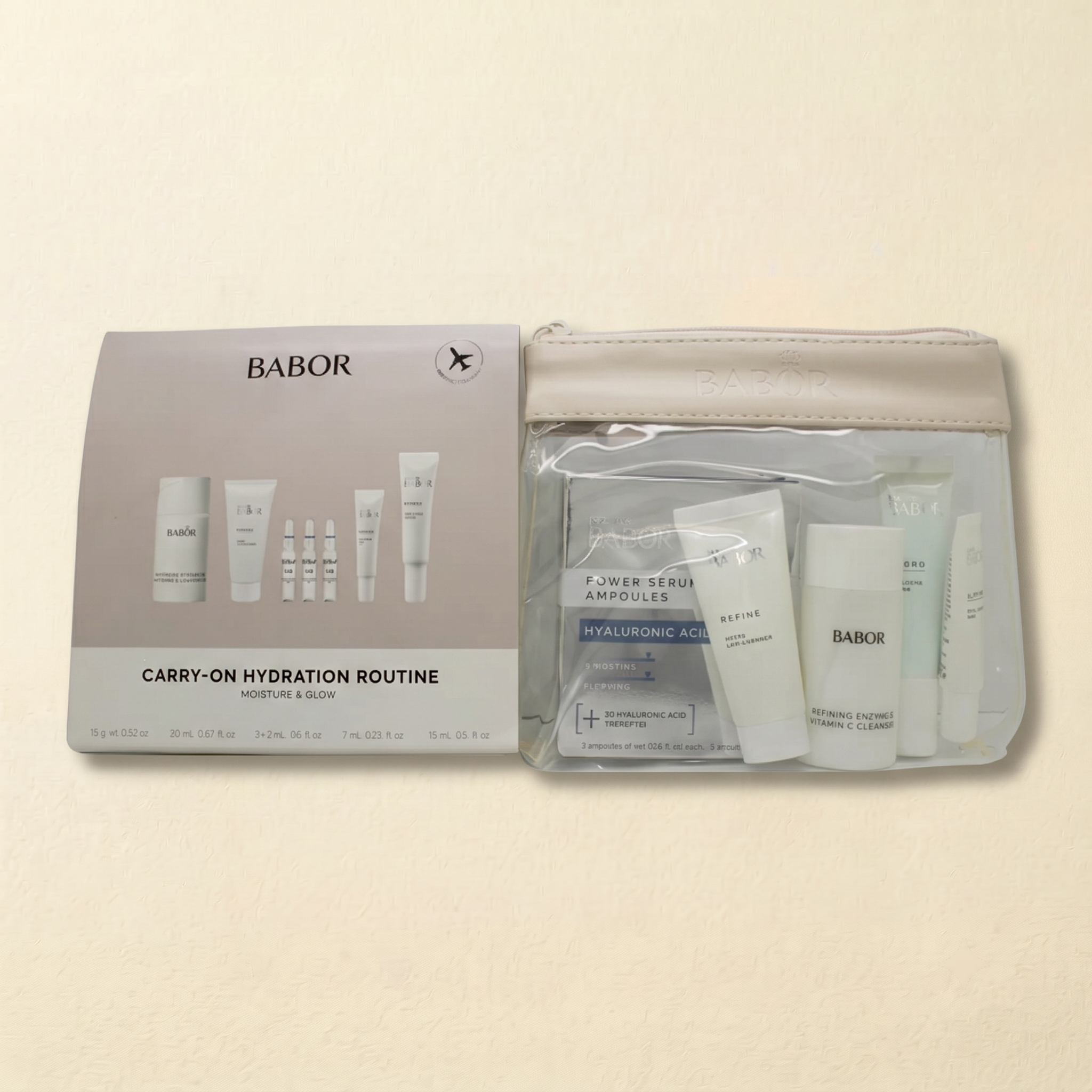 Babor Carry-On Hydration Routine Moisture & Glow Skincare Set